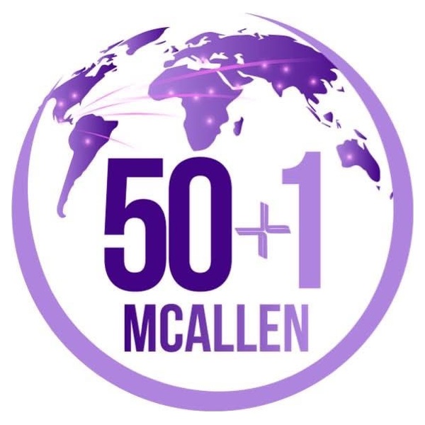 50+1 McAllen logo